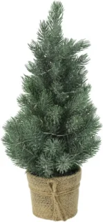 Deven LED Kerstboom Glitter Groen 23x23x43 cm