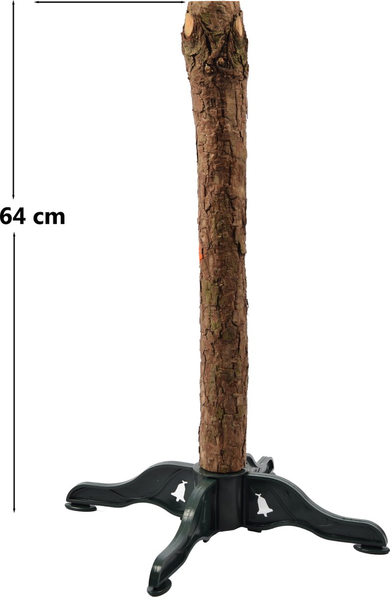 DIAMANT Pijnboom Kunstkerstboom 160 cm op houten stam