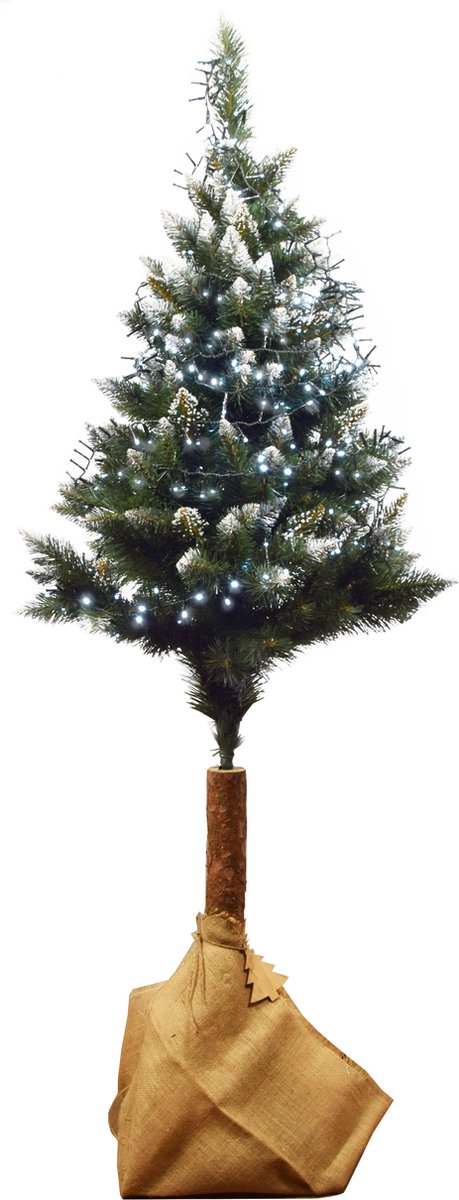 DIAMANT Pijnboom Kunstkerstboom 160 cm op houten stam