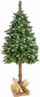 DIAMANT Pijnboom Kunstkerstboom 160 cm op houten stam