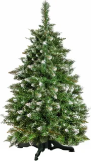 DIAMANT Pijnboom Kunstkerstboom 160 cm op houten stam