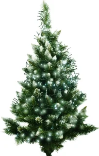 DIAMANT Pijnboom Kunstkerstboom 160 cm op houten stam