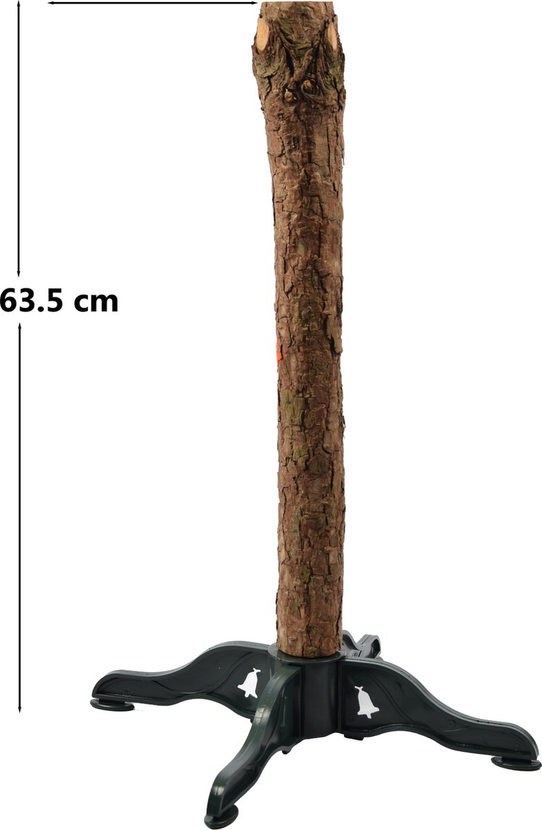 Diamant Pijnboom Kunstkerstboom 180 cm Natuurlijke Houten Stam