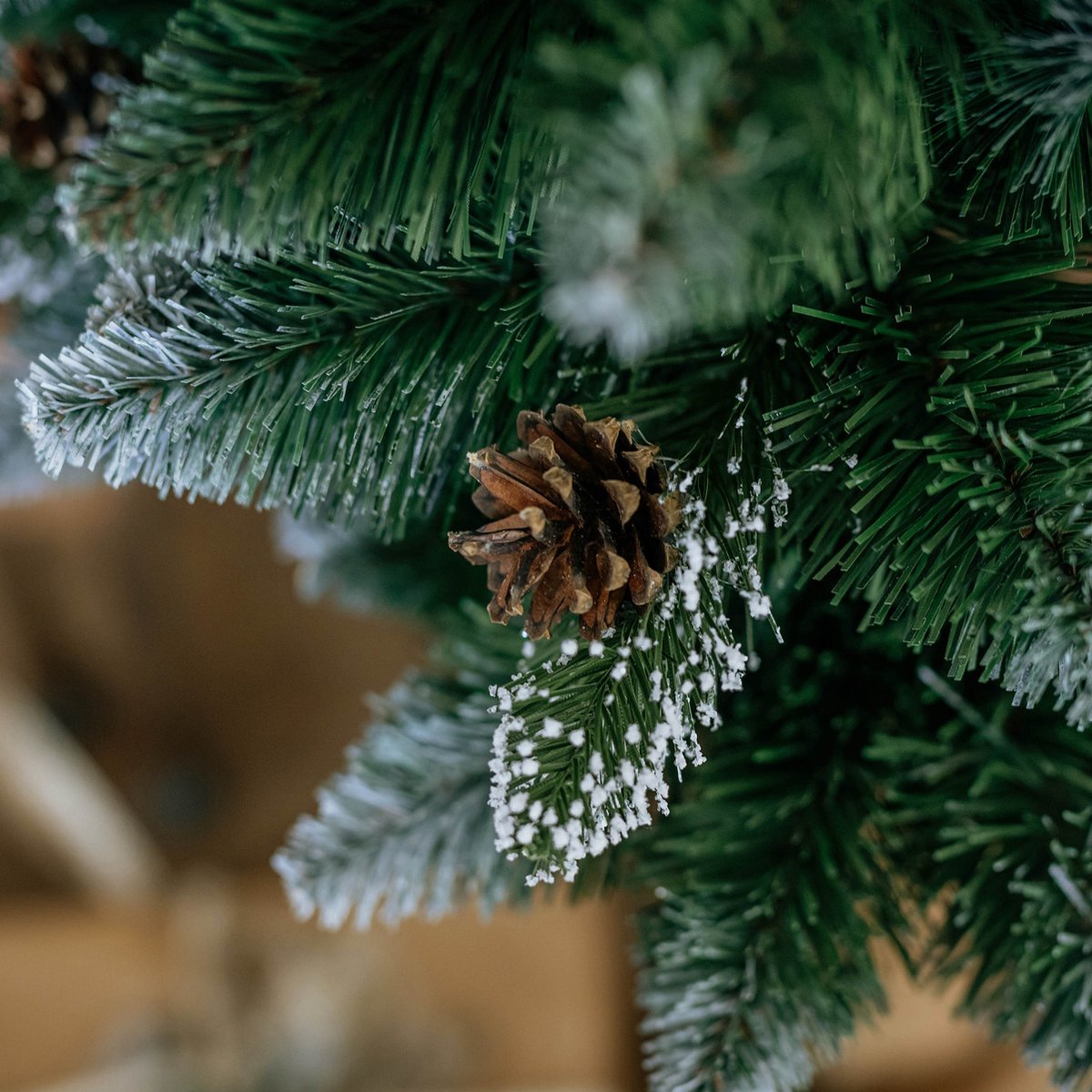 Diamanten Den Kunstkerstboom op Stam PVC 120 cm