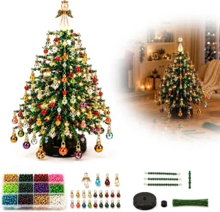 DIY kerstboom kralenset 3D kristal kralen stijl A
