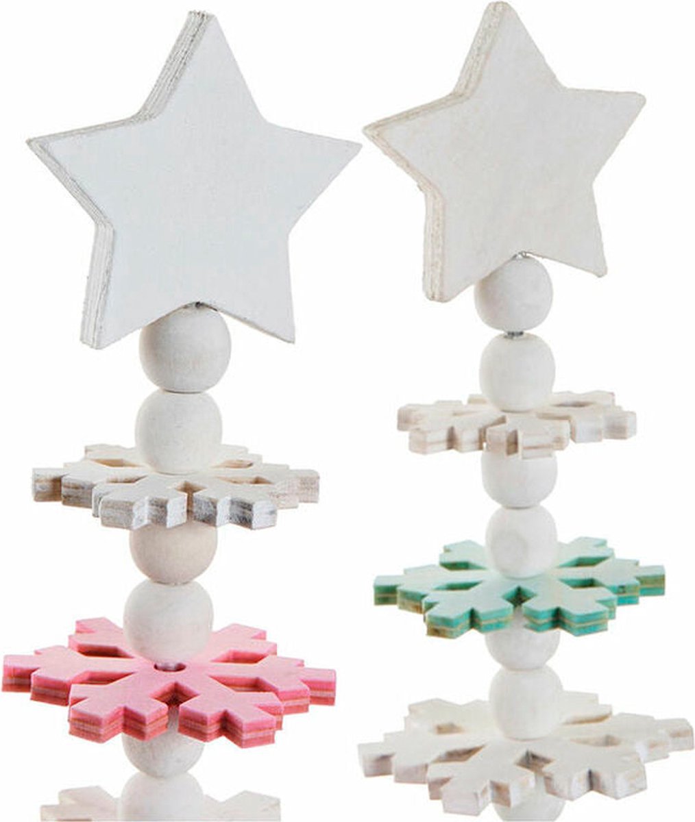 DKD Home Decor Kerstboom Hout MDF 2 stuks