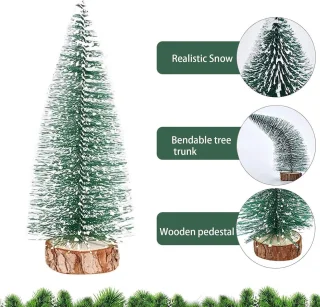 E-Ambar - Mini kunstkerstboom set (9-delig)