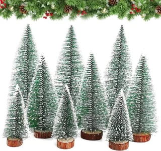 E-Ambar - Mini kunstkerstboom set (9-delig)