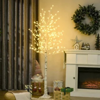 ECTEATOY® kunstberken kerstboom met ledlampjes – 180 cm