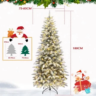 EdelSpar Kunstkerstboom 180 cm Slank