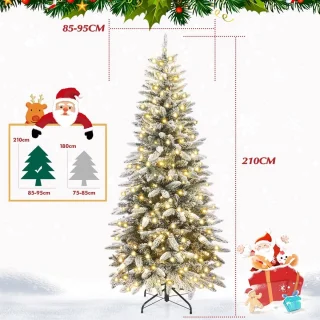 EdelSpar Kunstkerstboom 210 cm
