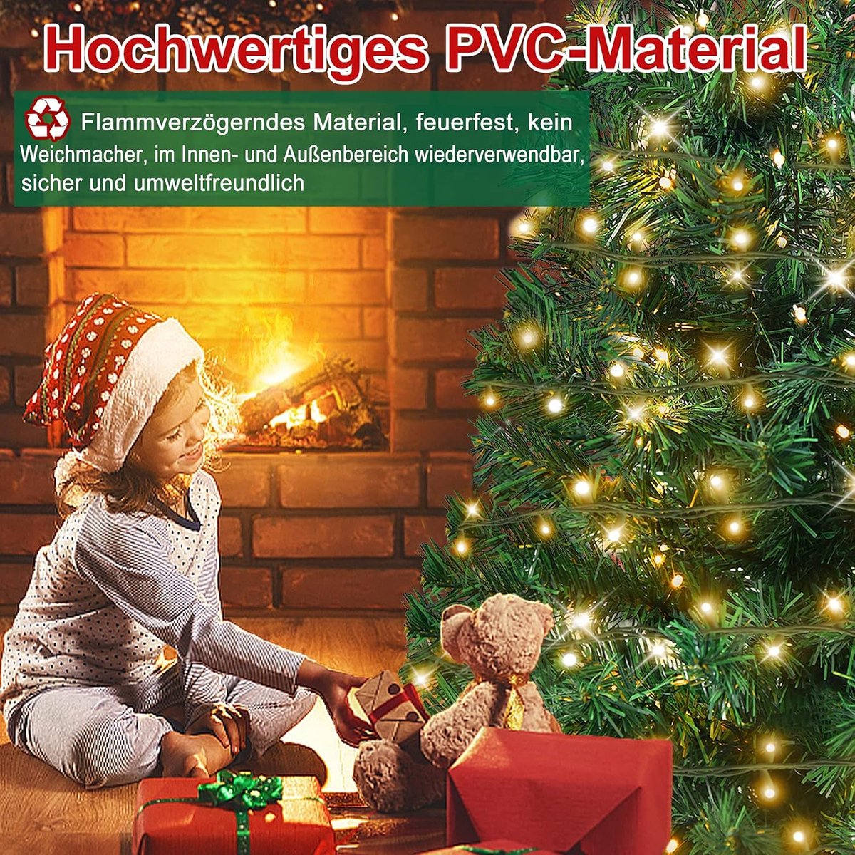 Equivera Kerstboom met Sneeuw en Verlichting