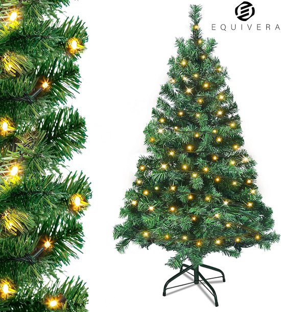 Equivera Kerstboom met Sneeuw en Verlichting