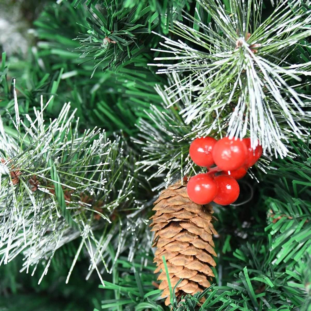 Equivera Kerstboom Met Sneeuw En Verlichting
