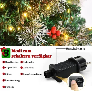 Equivera Kerstboom Met Sneeuw En Verlichting