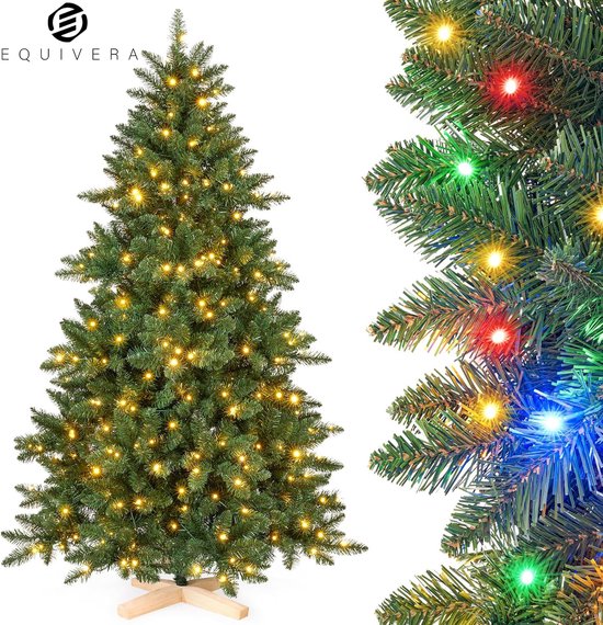 Equivera Kerstboom met Verlichting en Sneeuw