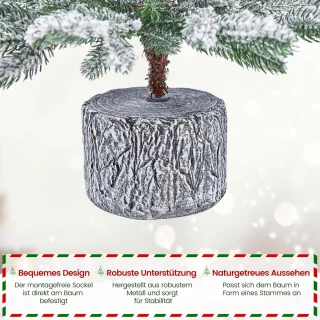Equivera Kerstboom met Verlichting en Sneeuw
