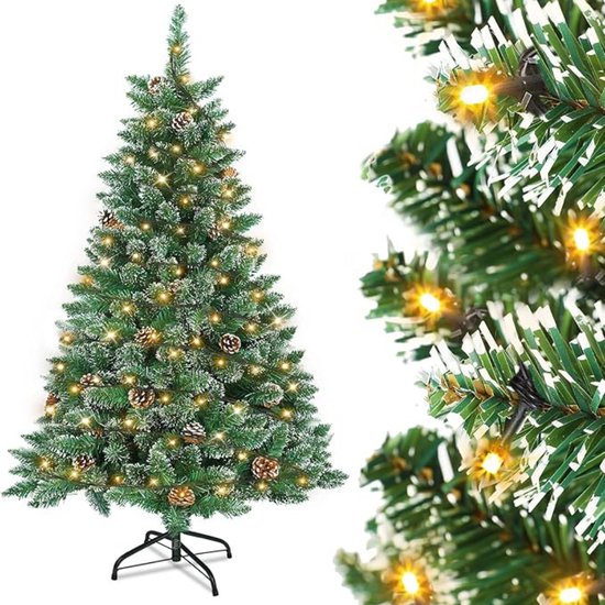 Equivera Kunstkerstboom 80 cm met LED's en standaard review