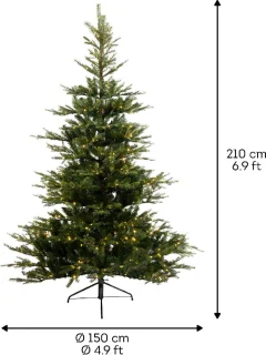 Everlands Grandis Fir Kunstkerstboom