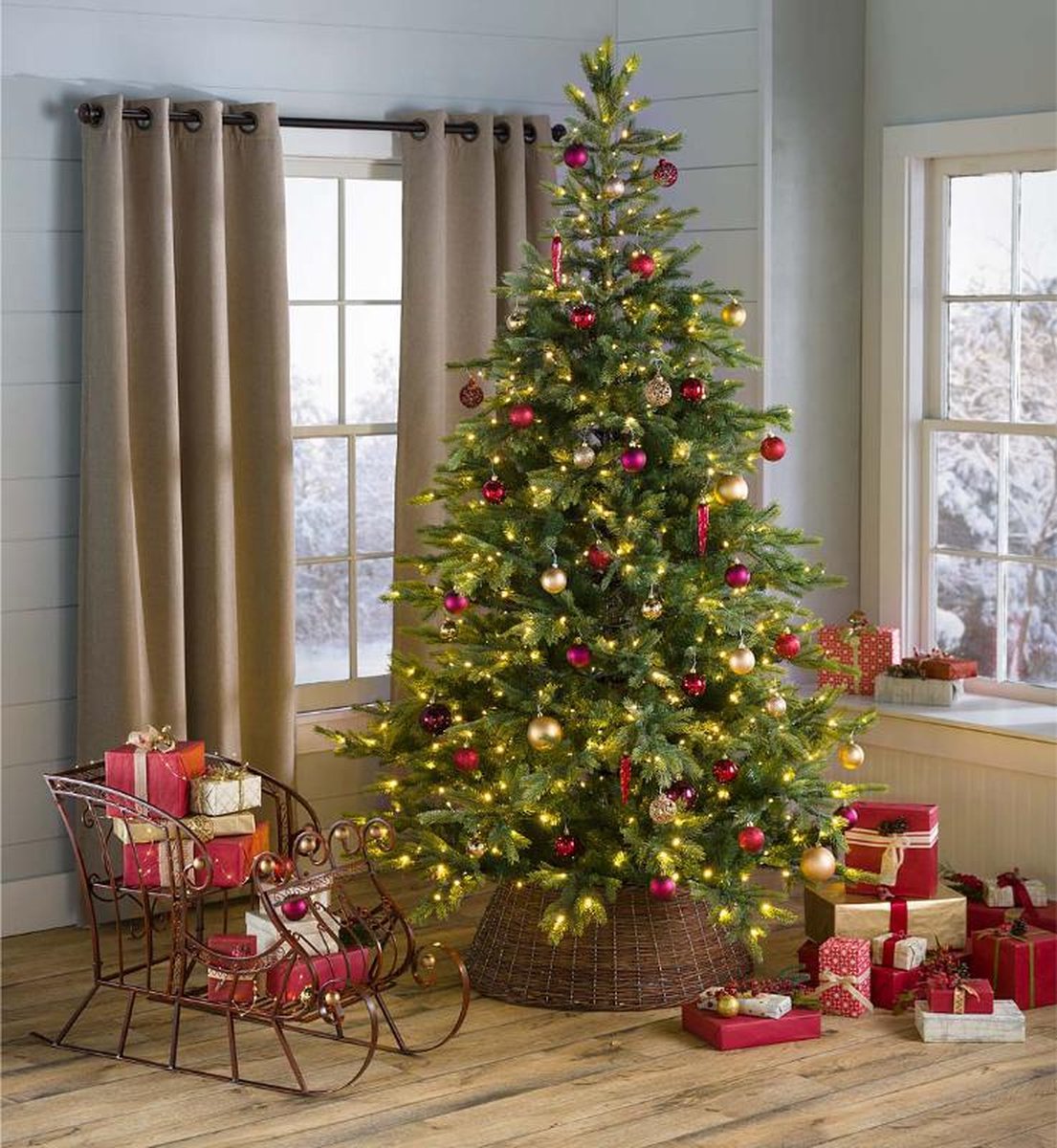 Everlands Grandis Fir Kunstkerstboom 150 cm