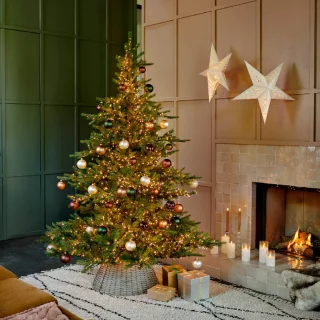 Everlands Grandis Fir kunstkerstboom 210 cm