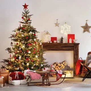 Everlands Grandis Fir kunstkerstboom 210 cm