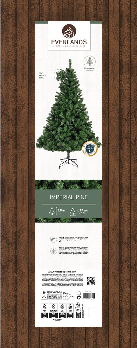 Everlands Imperial Pine Kunstkerstboom 150cm