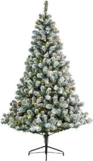 Everlands Imperial Pine kunstkerstboom 180cm sneeuw met LED