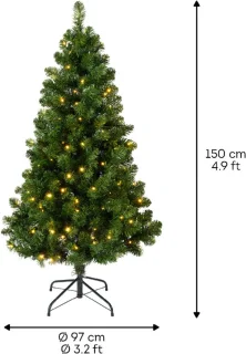 Everlands Imperial Pine kunstkerstboom H150