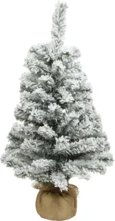 Everlands Imperial Snowy kunstkerstboom 60 cm set van 2