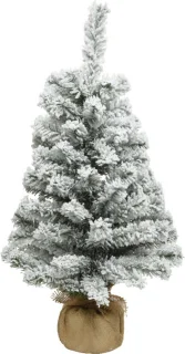 Everlands Imperial Snowy kunstkerstboom 75 cm - 2 stuks