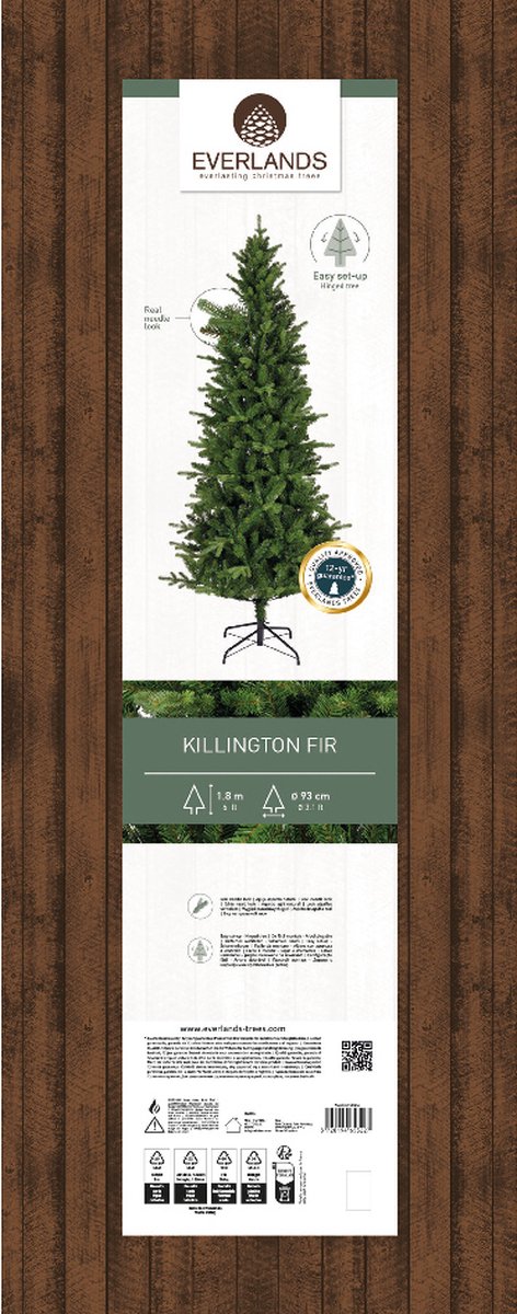 Everlands Killington Fir Kunstkerstboom Ø93-180 cm Groen