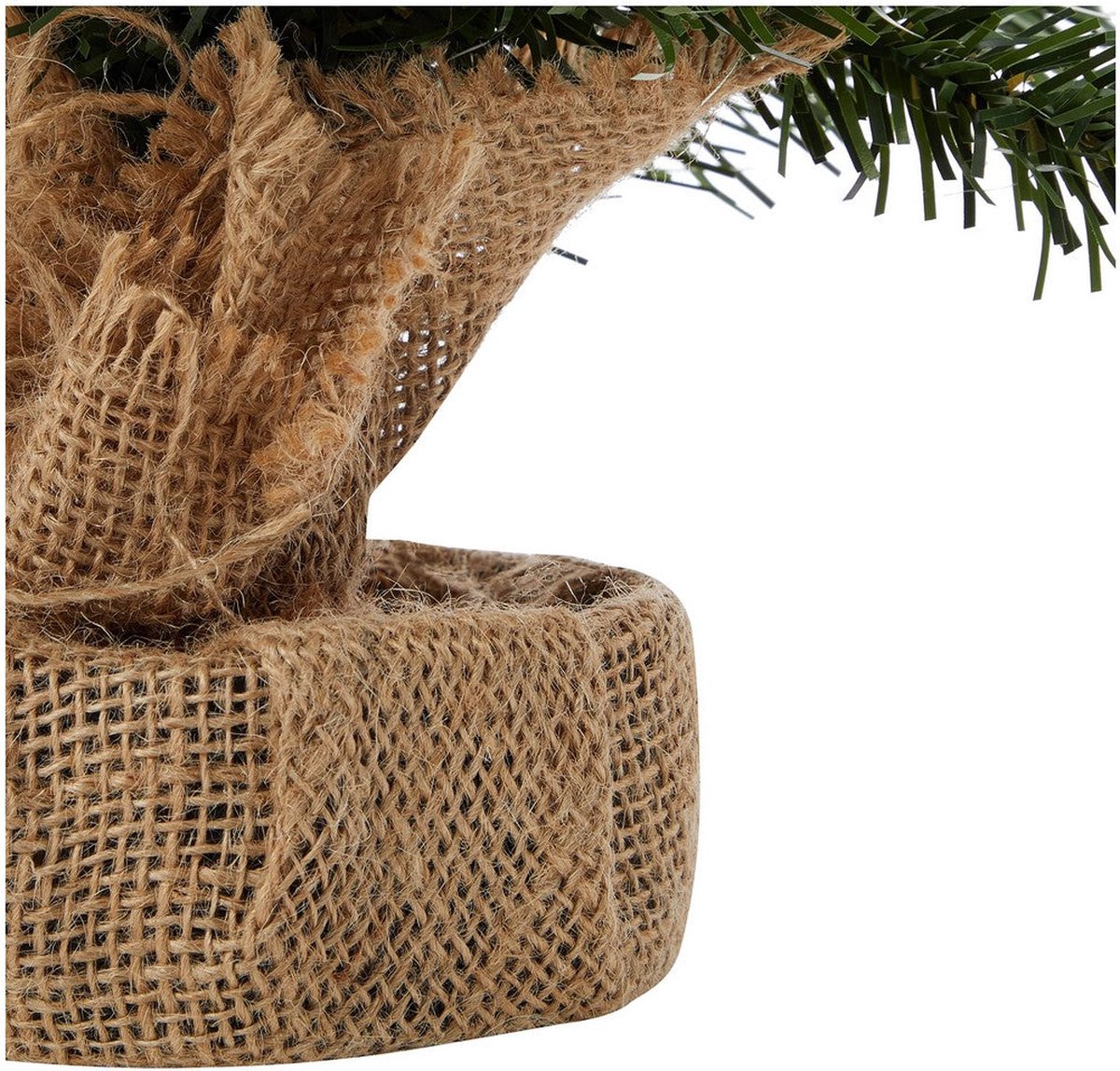 Everlands Kunstkerstboom 60 cm in jute zak