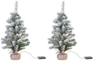 Everlands Mini Kerstboom Kunstboom 2 stuks 45 cm