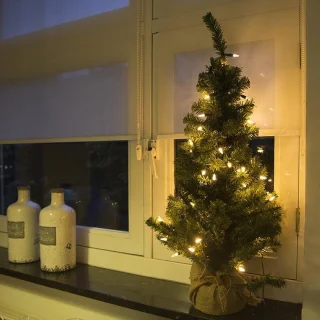 Everlands Mini Kunstkerstboom 90 cm