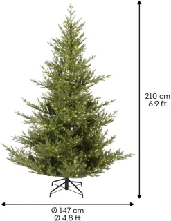 Everlands Norway Spruce kunstkerstboom 2,1 x 1,47 m