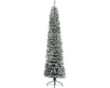 Everlands Pencil Pine Snowy kunstkerstboom 180 cm wit