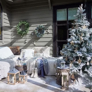 Everlands Snowy Grandis Fir Kunstkerstboom 240 cm