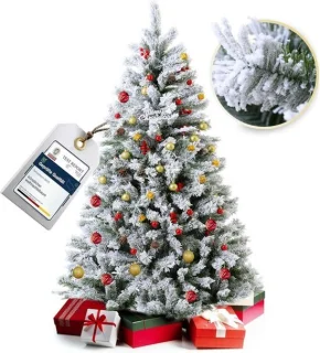EVGN Kunstkerstboom bevlokt 240 cm