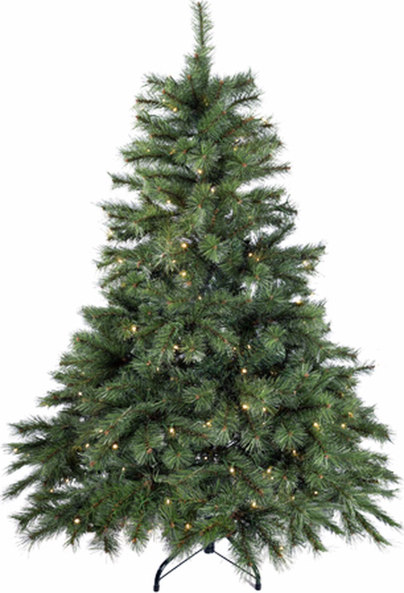 Excellent Trees Elverum Frosted 150 cm Kerstboom met verlichting