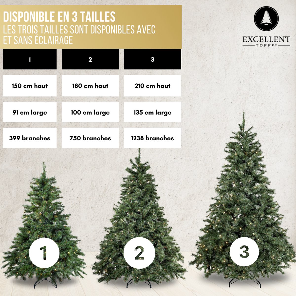 Excellent Trees Elverum Frosted Premium Kerstboom 180cm