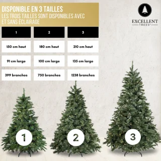 Excellent Trees Elverum Frosted Premium Kerstboom 180cm