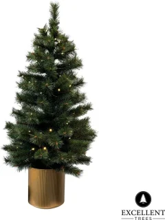 Excellent Trees® Husby Kunstkerstboom 90 cm in pot