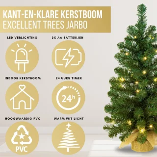 Excellent Trees LED Jarbo 90 cm Mini Kunstkerstboom