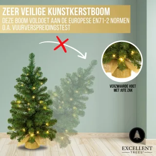 Excellent Trees LED Jarbo 90 cm Mini Kunstkerstboom