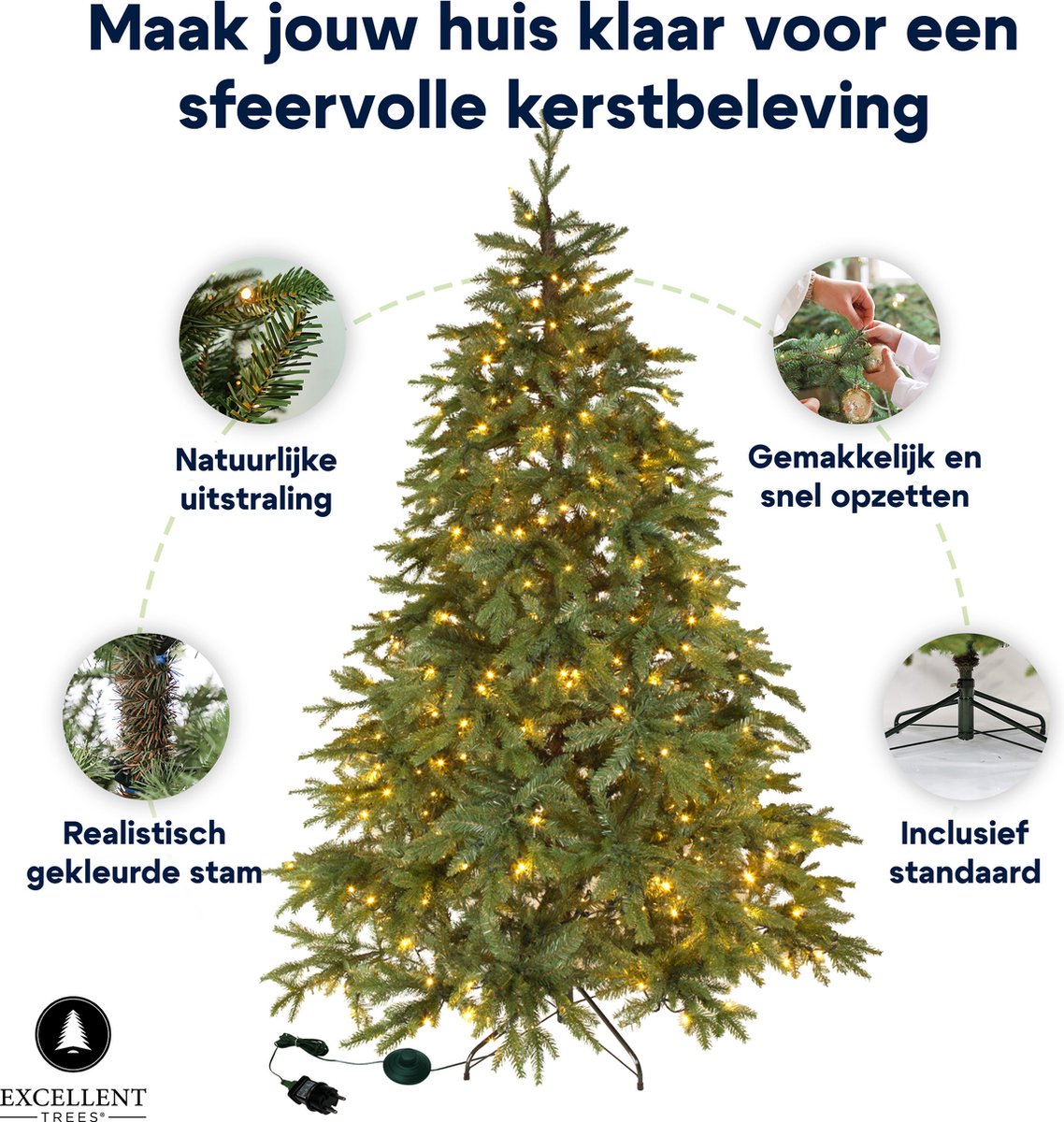 Excellent Trees LED Ulvik 150 cm Kerstboom