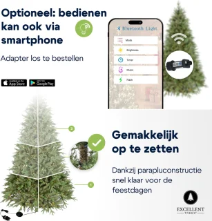 Excellent Trees LED Ulvik Premium Kerstboom 180 cm