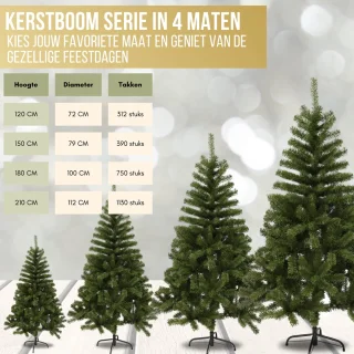 Excellent Trees Oppdal 150 cm Kerstboom Smal
