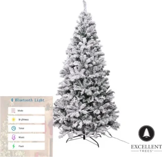 Excellent Trees Rova Witte Kerstboom LED 110-210cm