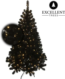 Excellent Trees Stavanger Black 180 cm Zwarte Kerstboom